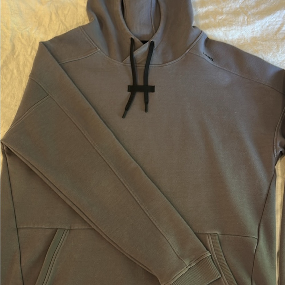 UNRL Men's Gray/Purple Hoodie